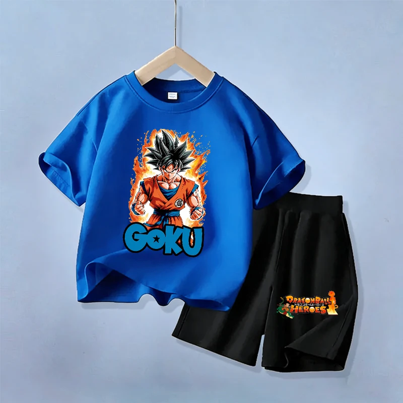 Dragons Ball Boy Summer Sportswear Suit Son Goku Children Tracksuit Outfits Anime Cartoon T Shirt Shorts 2pcs Kids Clothes Set
Dragons Ball Boy Summer Sportswear Suit Son Goku Children Tracksuit Outfits Anime Cartoon T Shirt Shorts 2pcs Kids Clothes Set