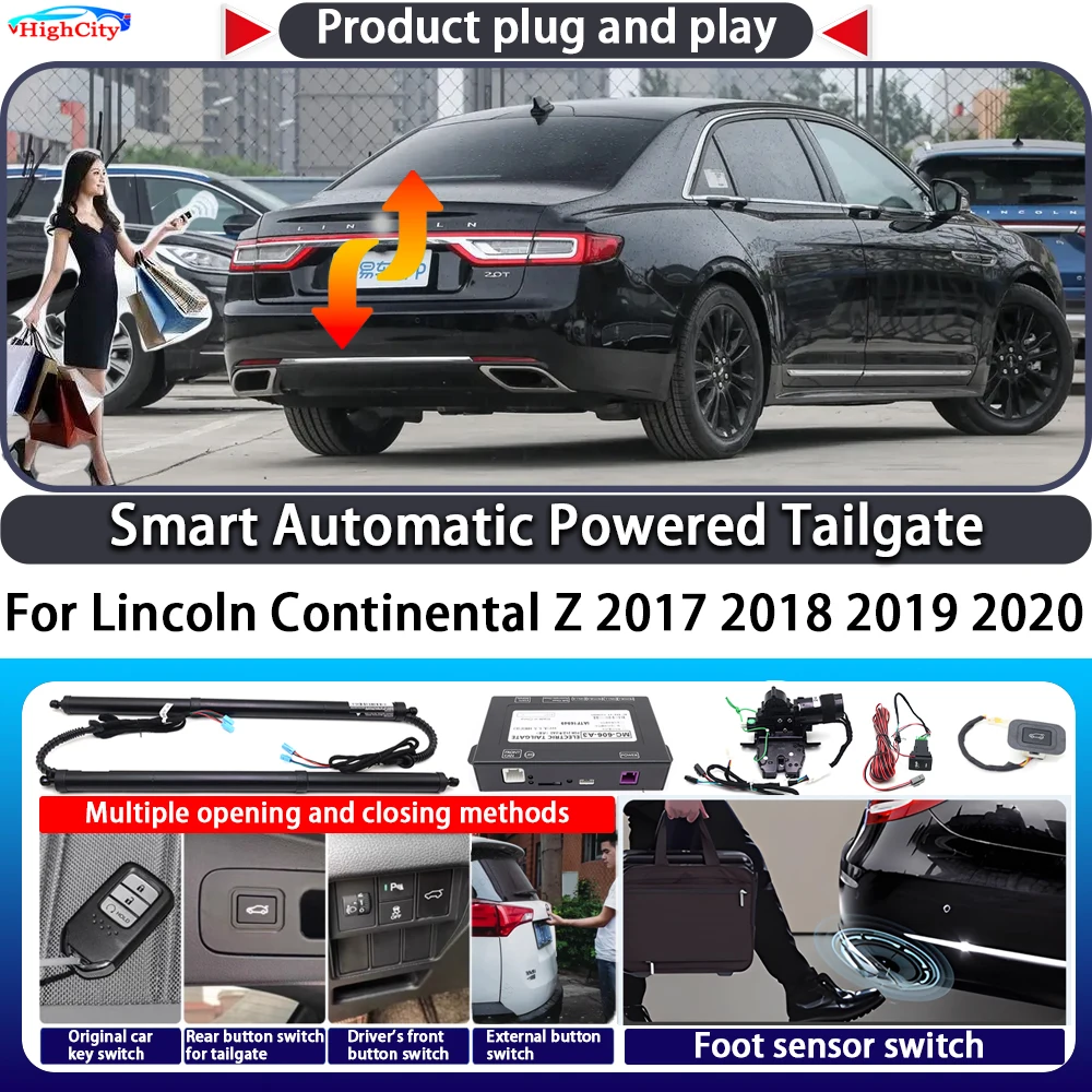 For Lincoln Continental Z 2017 2018 2019 2020 OEM Smart Automatic Powered Tailgate Key Control Trunk Kit Electric Power Tailgate
For Lincoln Continental Z 2017 2018 2019 2020 OEM Smart Automatic Powered Tailgate Key Control Trunk Kit Electric Power Tailgate