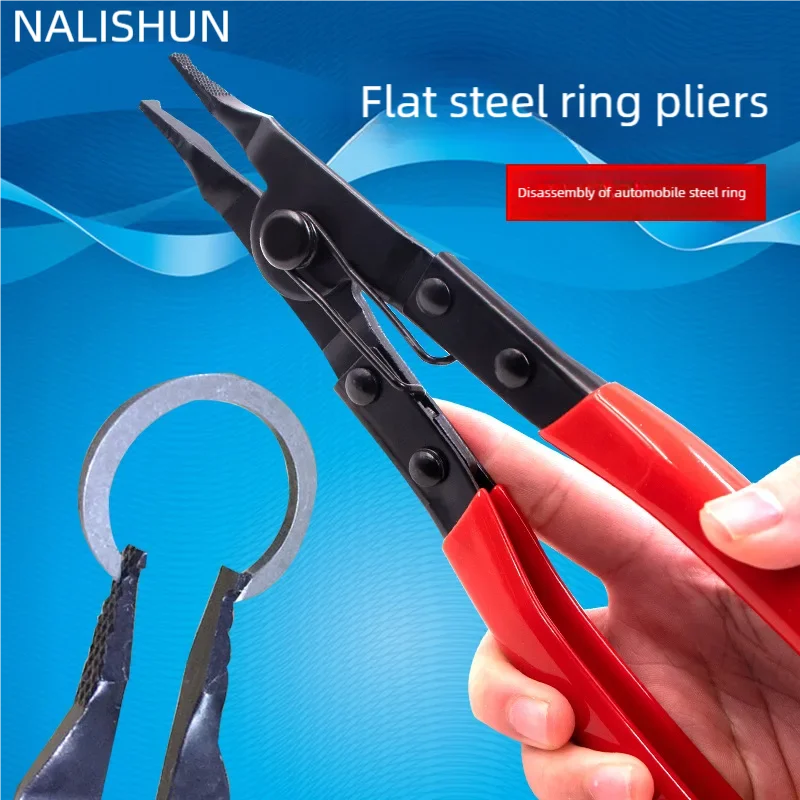 Flat-nose & Circlip Pliers for Auto Transmission Repair, Flat-mouth Steel Ring Pliers, Special Hand Tool for Car Rim Disassembly
Flat-nose & Circlip Pliers for Auto Transmission Repair, Flat-mouth Steel Ring Pliers, Special Hand Tool for Car Rim Disassembly