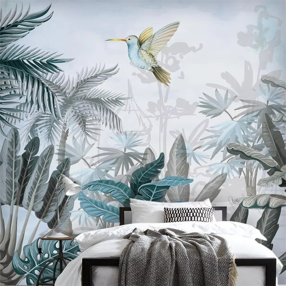 Custom 3d plants coconut tree wallpaper mural Nordic tropical background wall papel de parede adesivo para quarto Stickers
Custom 3d plants coconut tree wallpaper mural Nordic tropical background wall papel de parede adesivo para quarto Stickers