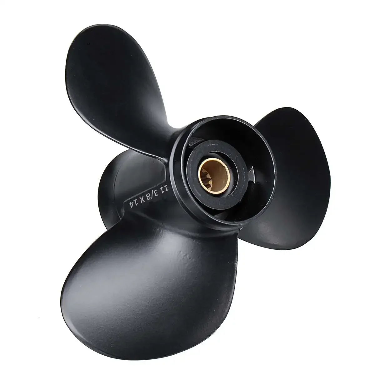 For Suzuki 35-65HP 58100-95353-019 11 3/8 x 14 Outboard Propeller Aluminum Alloy R Rotation 13 Spline Tooth 3 Blades
For Suzuki 35-65HP 58100-95353-019 11 3/8 x 14 Outboard Propeller Aluminum Alloy R Rotation 13 Spline Tooth 3 Blades