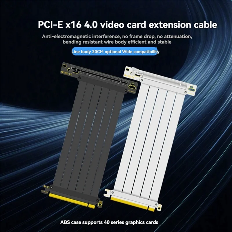 Classic-PCI-E 4.0 X16 Riser Cable Видеокарта Удлинитель 20 см Экранированный Гибкий 90 ° Монтажный удлинитель графического процессора, черный
Classic-PCI-E 4.0 X16 Riser Cable Видеокарта Удлинитель 20 см Экранированный Гибкий 90 ° Монтажный удлинитель графического процессора, черный