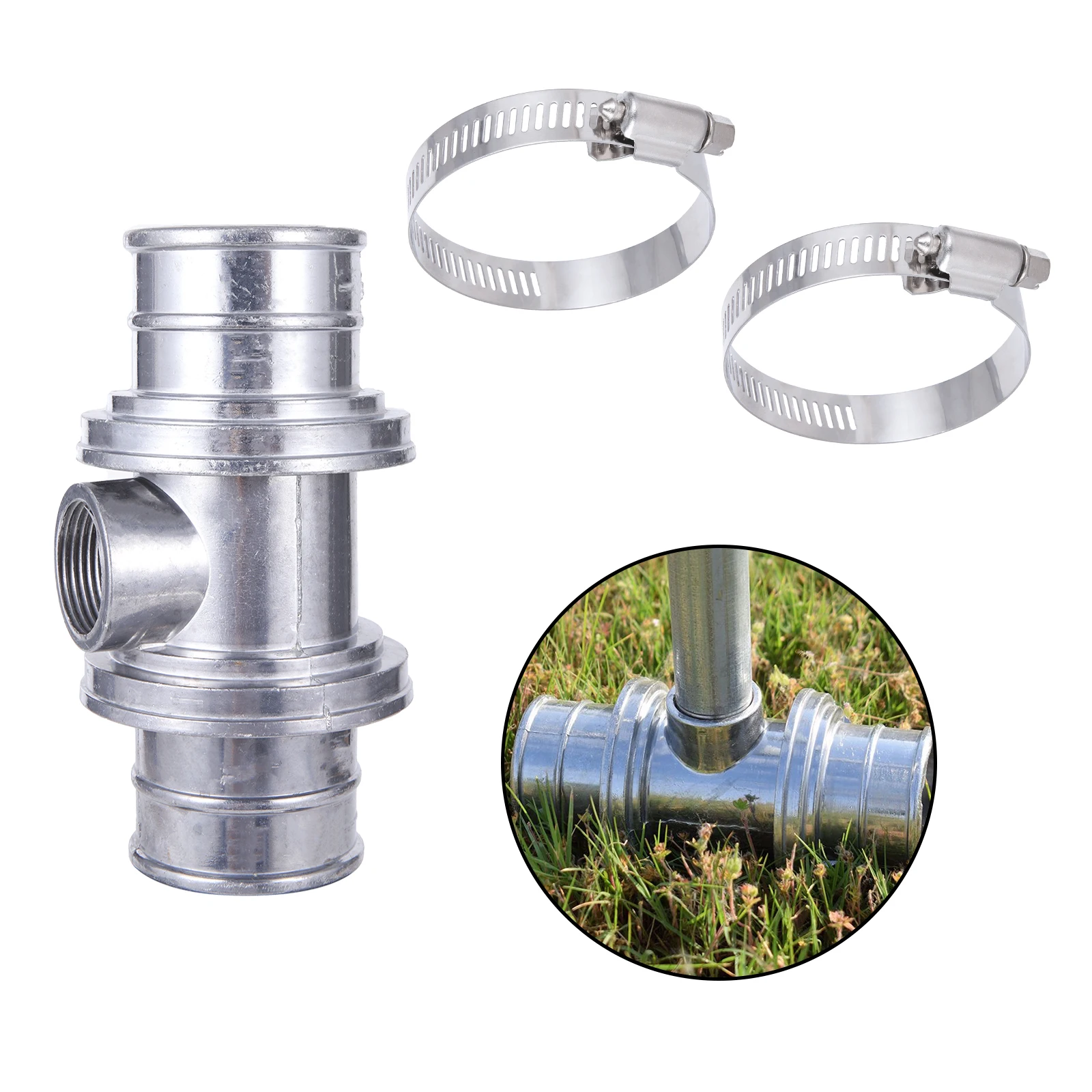 1" BSP Female Thread to 2" Water Hose Quick-release 3-way Joint With Fixed Clip Agriculture Irrigation Tripod Fitting Fire Hose
1" BSP Female Thread to 2" Water Hose Quick-release 3-way Joint With Fixed Clip Agriculture Irrigation Tripod Fitting Fire Hose