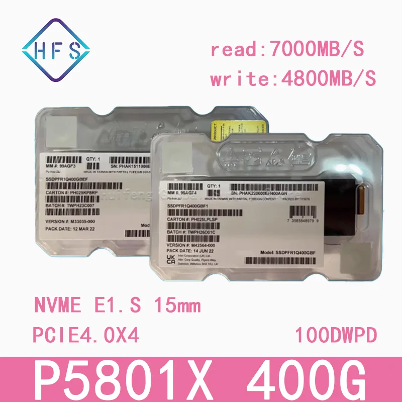 Оригинал для OPTANE SSD DC P5801X 400G E1. Интерфейс S 15 мм Твердотельный накопитель уровня корпоративного уровня с адаптером PCIe4.0 для автомобиля SSDPFR1Q
Оригинал для OPTANE SSD DC P5801X 400G E1. Интерфейс S 15 мм Твердотельный накопитель уровня корпоративного уровня с адаптером PCIe4.0 для автомобиля SSDPFR1Q