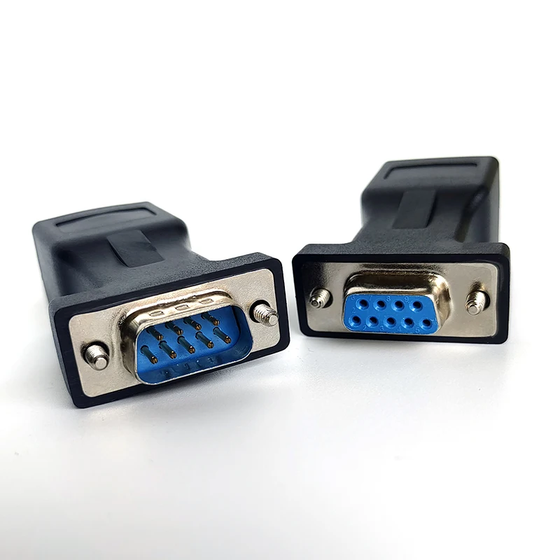 1PCS DB9 RS232 Male/Female To RJ45 Female Adapter COM Port To LAN Ethernet Port Converter
1PCS DB9 RS232 Male/Female To RJ45 Female Adapter COM Port To LAN Ethernet Port Converter