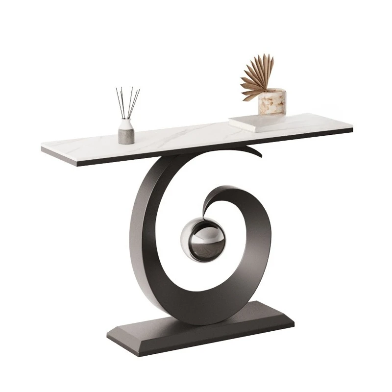 rock slab entrance table Italian minimalist modern creative home entrance facing the door corridor cabinet against the wall
rock slab entrance table Italian minimalist modern creative home entrance facing the door corridor cabinet against the wall