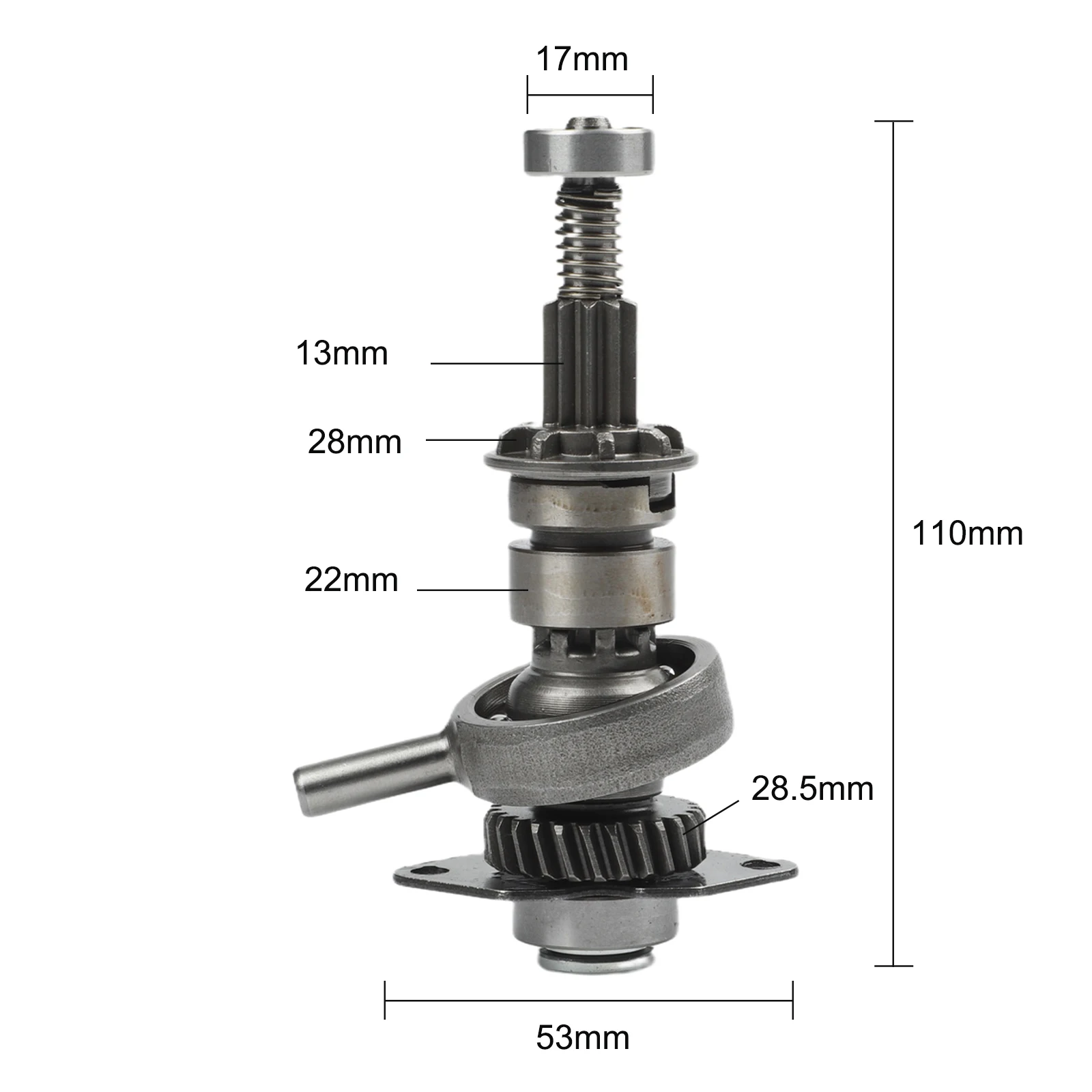 Electric Hammer Holder Shaft Gear Assembly For Personal Projects Optimal Functionality For Drilling Tasks 110*53mm 4.33*2.08in
Electric Hammer Holder Shaft Gear Assembly For Personal Projects Optimal Functionality For Drilling Tasks 110*53mm 4.33*2.08in