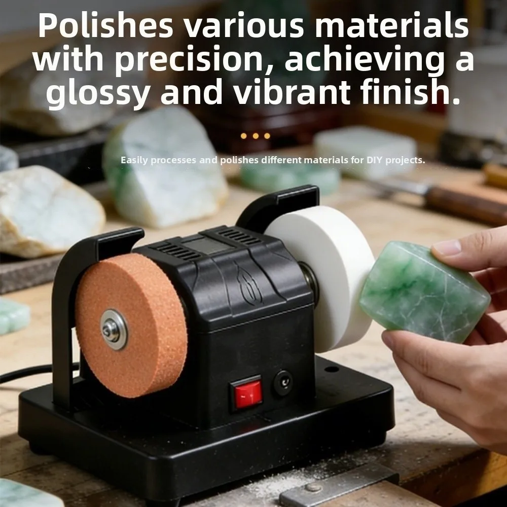 Dual Wheel Mini Bench Grinder Motor-Driven Grinding Stone Electric Sharpener Automatic Sturdy Base Electric Polishing Machine
Dual Wheel Mini Bench Grinder Motor-Driven Grinding Stone Electric Sharpener Automatic Sturdy Base Electric Polishing Machine