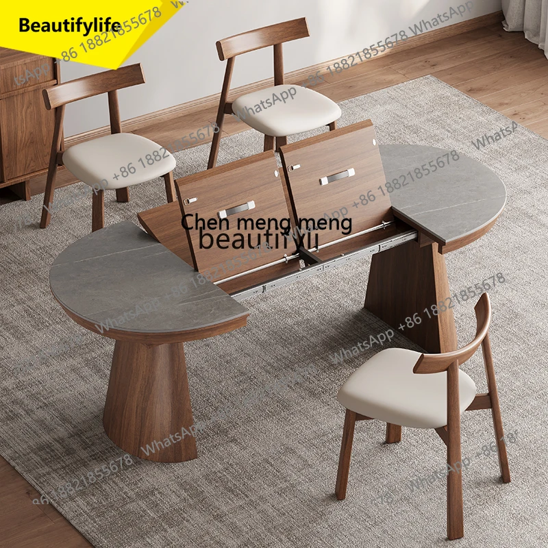 E153 Dining Table Convertible Round Table Small Apartment Dining Room Table Living Room Home Telescopic Invisible Foldable
E153 Dining Table Convertible Round Table Small Apartment Dining Room Table Living Room Home Telescopic Invisible Foldable
