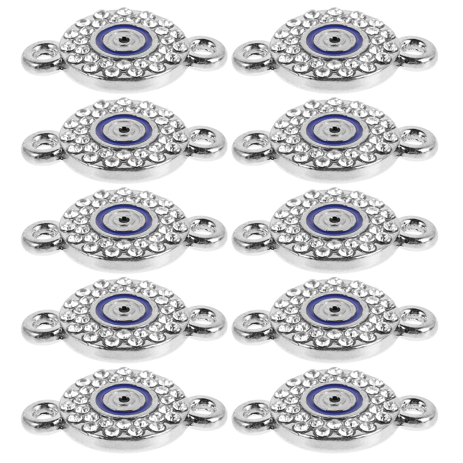 10 Pcs Eye Bracelet Charms Scattered Beads Pendant for Bracelets Alloy Making
10 Pcs Eye Bracelet Charms Scattered Beads Pendant for Bracelets Alloy Making