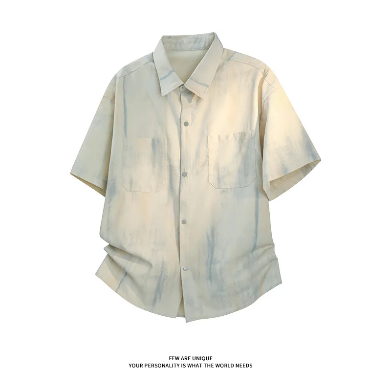 Tie-dye Short-sleeved Shirt Men's 2026 Summer Thin American Tooling Casual Shirt Men's
Tie-dye Short-sleeved Shirt Men's 2026 Summer Thin American Tooling Casual Shirt Men's