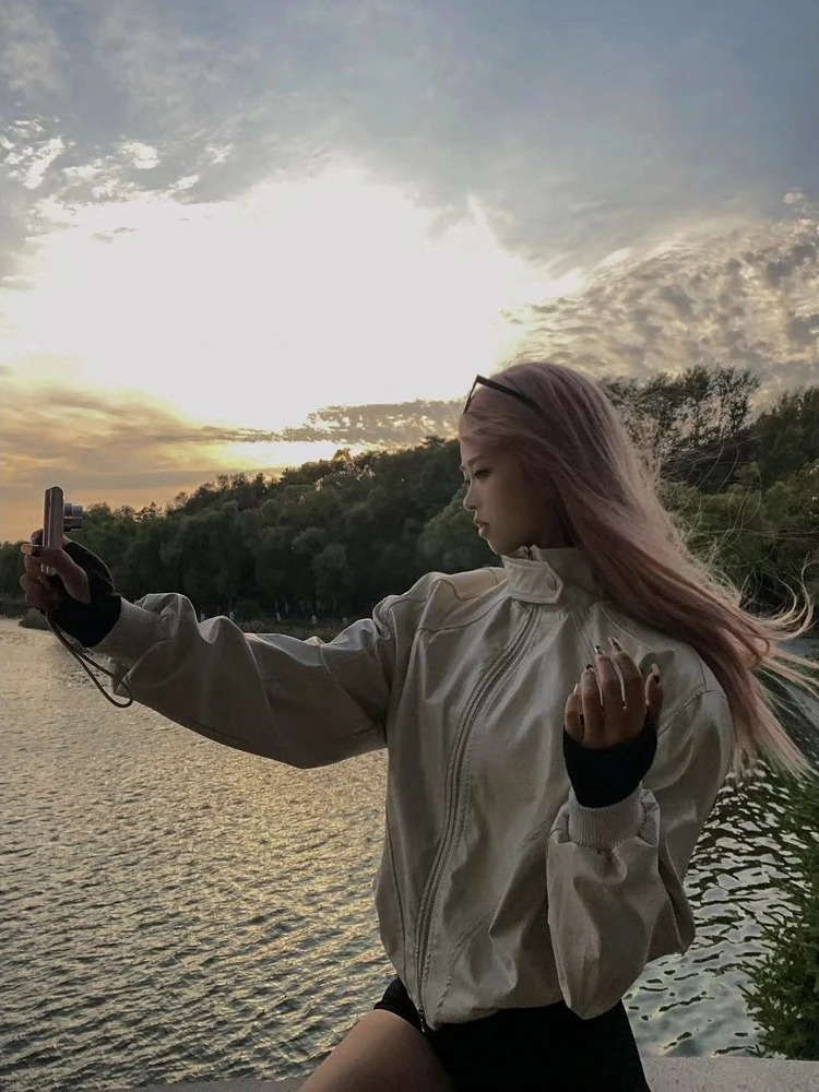 Leather-look PU ort Jaet Men's Early Autumn Korean Sle Trendy ort Motorcycle Clothes Stand Collar Casual Outerwear
Leather-look PU ort Jaet Men's Early Autumn Korean Sle Trendy ort Motorcycle Clothes Stand Collar Casual Outerwear