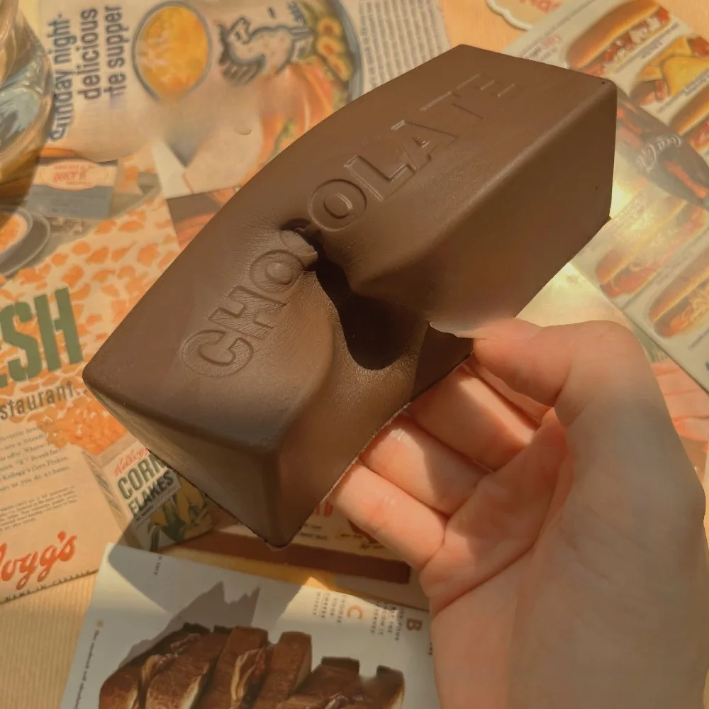 Squishy Simulated Chocolate Bar Squeeze Toy Soft Stress Relief Slow Rising Sensory Fidget for Anxiety ADHD Autism Gift for Kids
Squishy Simulated Chocolate Bar Squeeze Toy Soft Stress Relief Slow Rising Sensory Fidget for Anxiety ADHD Autism Gift for Kids