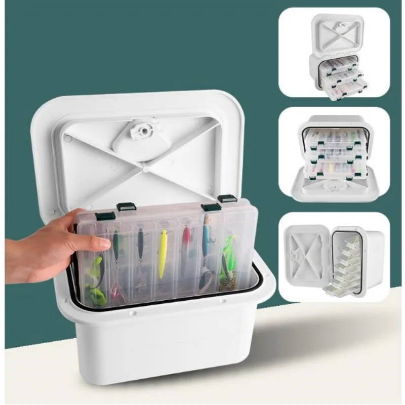 ISURE MARINE Marine Storage Box Deck Cover Yacht Hatch Cover Inspection Cover Fish Bait Storage Box ABS Accessories Toolbox
ISURE MARINE Marine Storage Box Deck Cover Yacht Hatch Cover Inspection Cover Fish Bait Storage Box ABS Accessories Toolbox