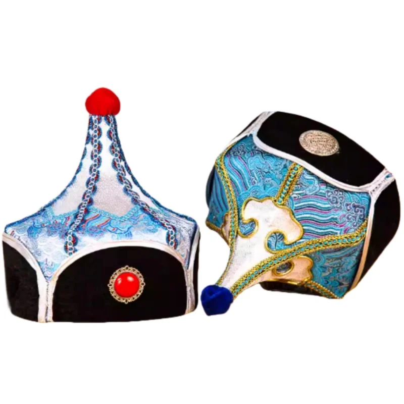 Мужская шляпа в монгольском стиле, этнический головной убор с изящными узорами, шляпа принца-генерала, аксессуары для костюмов, для сценических выступлений
Мужская шляпа в монгольском стиле, этнический головной убор с изящными узорами, шляпа принца-генерала, аксессуары для костюмов, для сценических выступлений