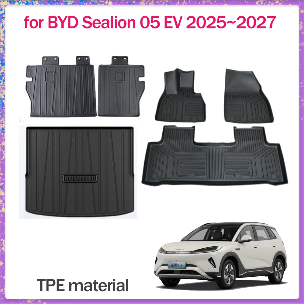Автомобильный коврик для BYD Sealion 05 EV 2025 ~ 2027 2026 TPE, внутренняя подкладка для ног, водонепроницаемая подушка для сидений багажника, ковер, аксессуары на заказ
Автомобильный коврик для BYD Sealion 05 EV 2025 ~ 2027 2026 TPE, внутренняя подкладка для ног, водонепроницаемая подушка для сидений багажника, ковер, аксессуары на заказ