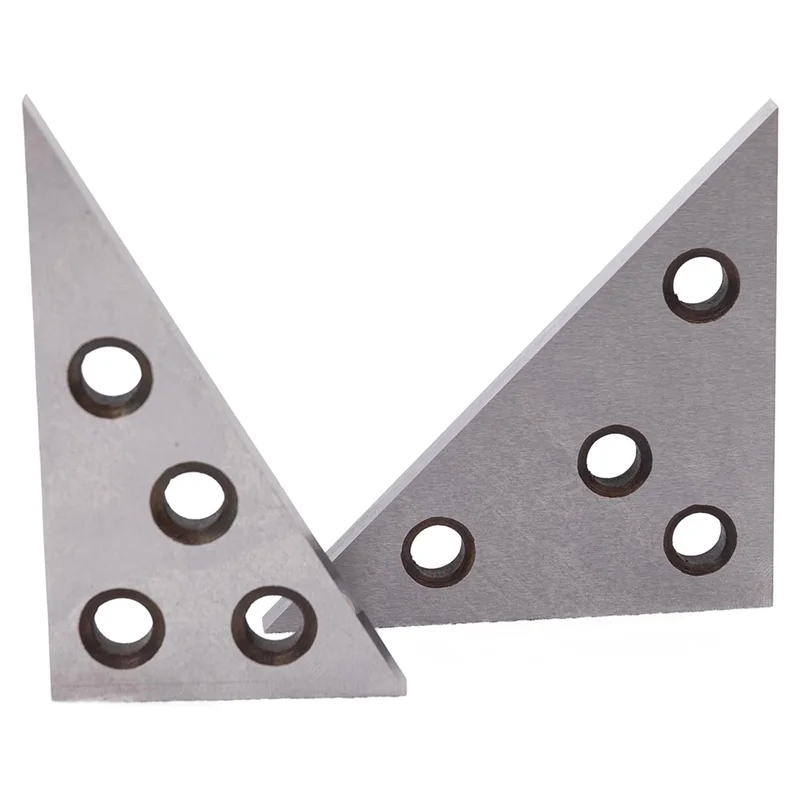 【Must-Haves】Solid Angle Plate Set 30-60-90 Degree & 45-45-90 Degree, Triangle Angle Block Hardened Steel With Precision Ground A
【Must-Haves】Solid Angle Plate Set 30-60-90 Degree & 45-45-90 Degree, Triangle Angle Block Hardened Steel With Precision Ground A