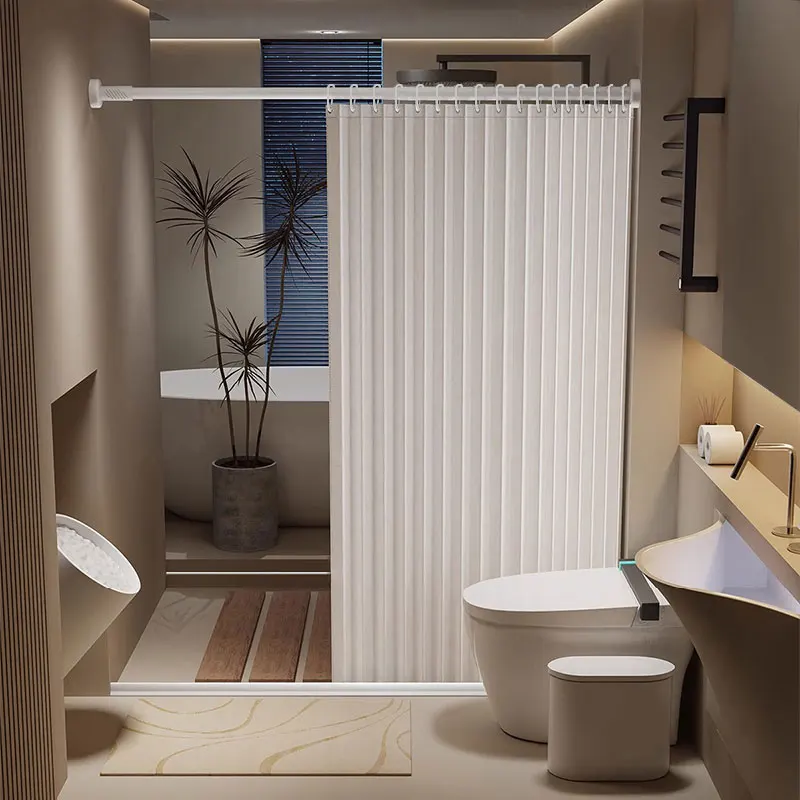 Folding Shower Curtain, Space Saving Foldable Bathroom Screen, Waterproof Retractable Partition for Small Bathtub
Folding Shower Curtain, Space Saving Foldable Bathroom Screen, Waterproof Retractable Partition for Small Bathtub