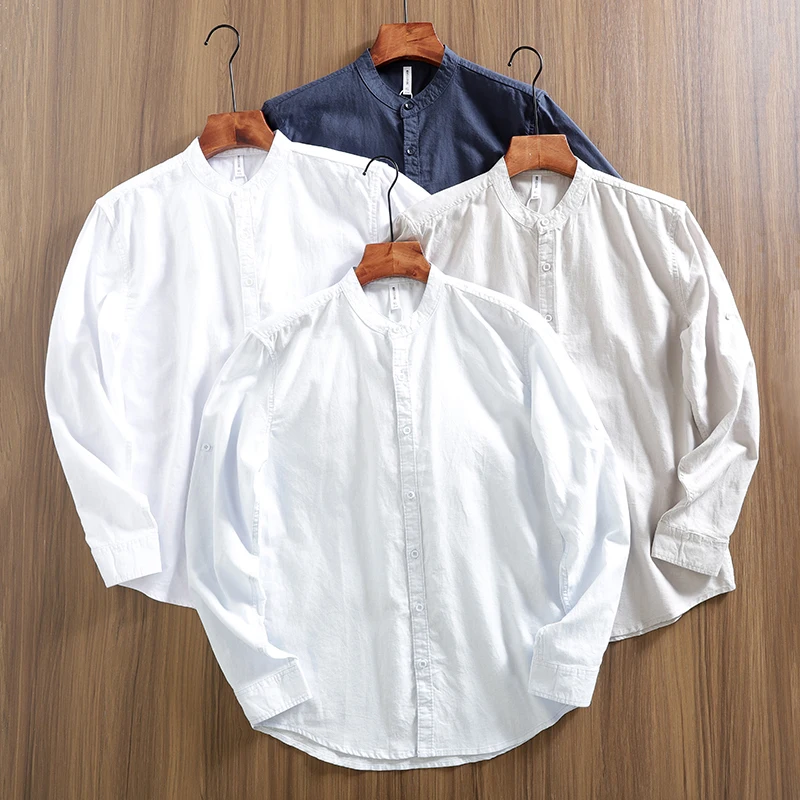75% Cotton + 25% Linen | Breathable & Comfortable | Spring-Summer Men's Casual Long Sleeve Shirt
75% Cotton + 25% Linen | Breathable & Comfortable | Spring-Summer Men's Casual Long Sleeve Shirt