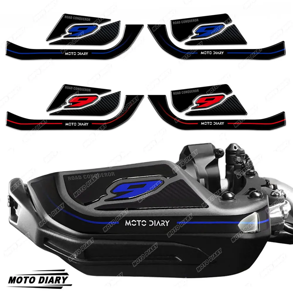 For Tracer 9 Tracer 9GT 2022 2023 2024 Motorcycle 3D Resin Handguards Stickers Hand Guard Shield Protector Decals Kit
For Tracer 9 Tracer 9GT 2022 2023 2024 Motorcycle 3D Resin Handguards Stickers Hand Guard Shield Protector Decals Kit