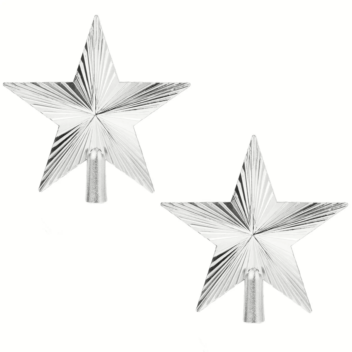 2Pcs Christmas Tree Topper Star Decorations for Xmas Trees Holiday naments Festive Adornment Plastic Design
2Pcs Christmas Tree Topper Star Decorations for Xmas Trees Holiday naments Festive Adornment Plastic Design