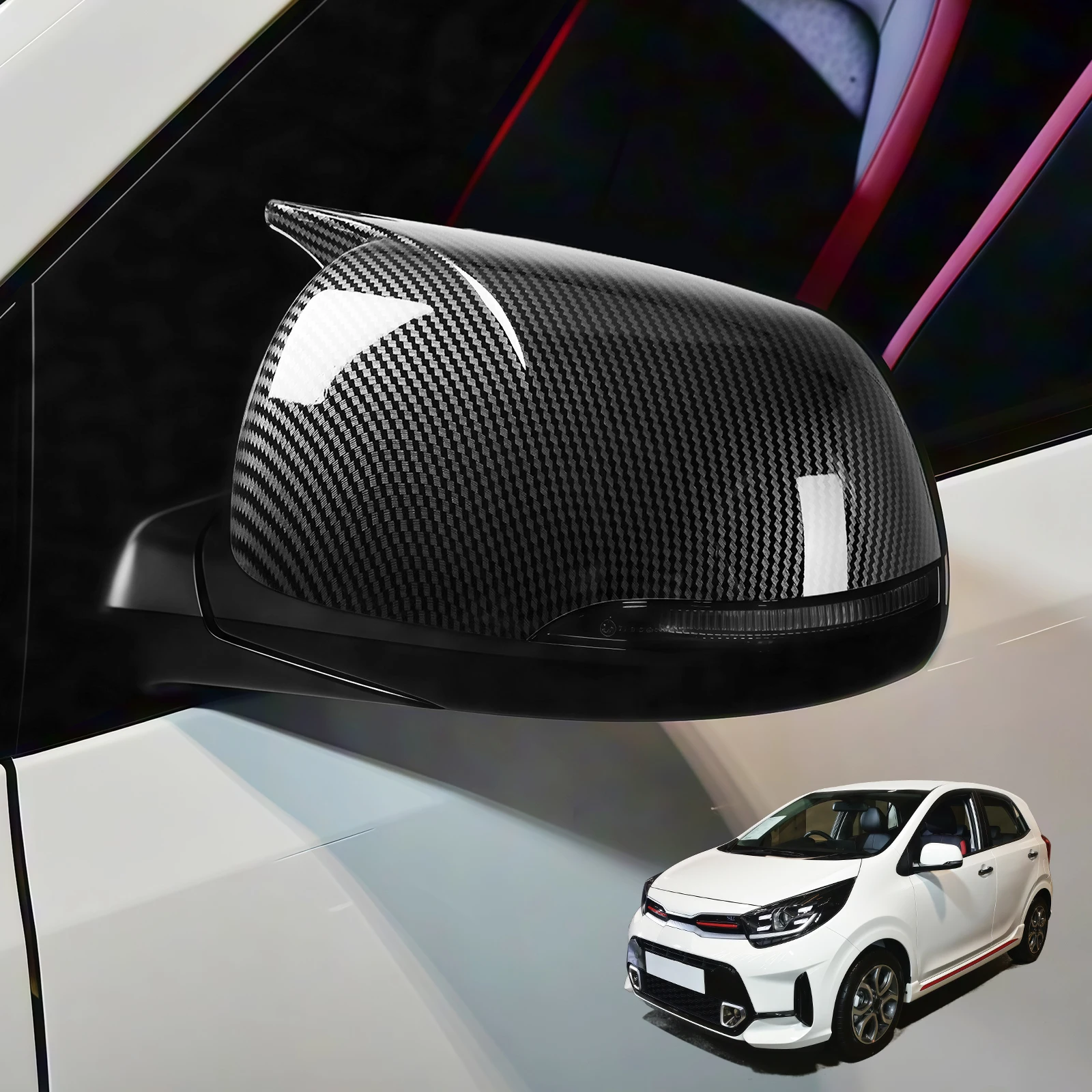 Автомобильное зеркало заднего вида, крышка, боковое зеркало, украшение крыла, крышка корпуса для Kia Picanto Morning 2021-2023, внешний молдинг
Автомобильное зеркало заднего вида, крышка, боковое зеркало, украшение крыла, крышка корпуса для Kia Picanto Morning 2021-2023, внешний молдинг