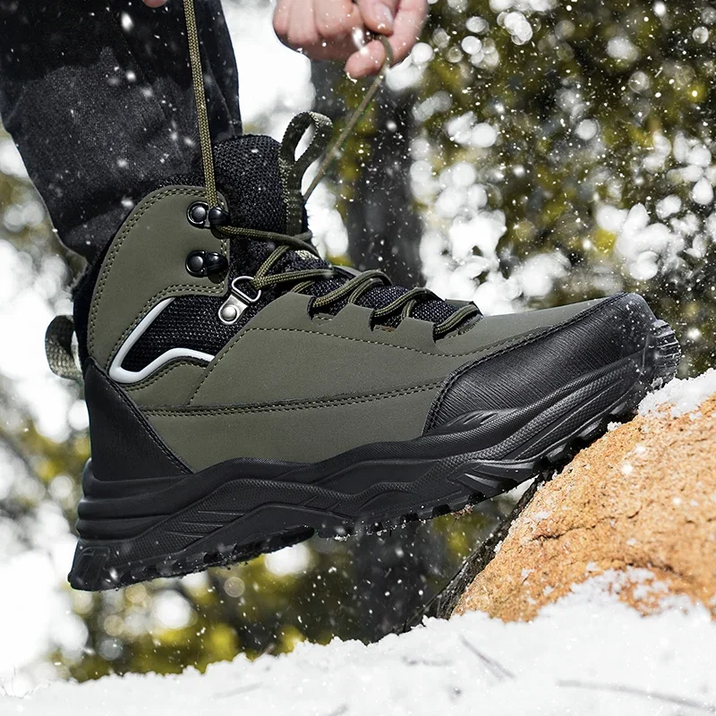 Winter Men Hikking Shoes Anti Slip Climbing Trekking Boots Warm Mens Ankle Boots Snow Boots Breathable Walking Casual Sneakers
Winter Men Hikking Shoes Anti Slip Climbing Trekking Boots Warm Mens Ankle Boots Snow Boots Breathable Walking Casual Sneakers