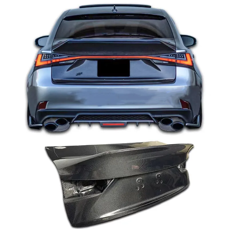 For 13-17 Lexus IS250 is300 modified with carbon fiber rear trunk lid, luggage compartment lid, and tailgate
For 13-17 Lexus IS250 is300 modified with carbon fiber rear trunk lid, luggage compartment lid, and tailgate