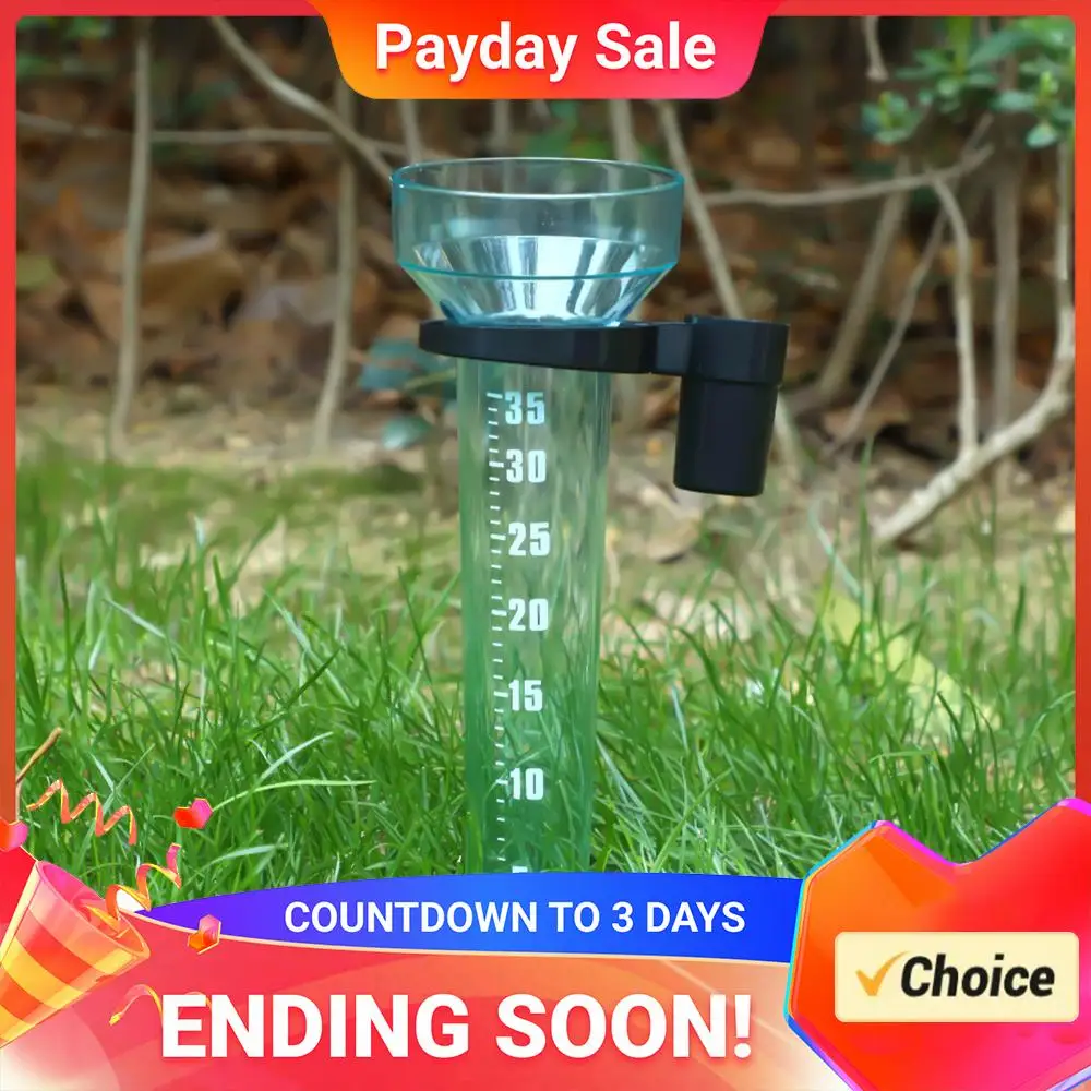 Plastic Rainfall Gauge with Holder Rain Meter Gauge with 35mm Capacity Easy To Install for Garden Farm Lawn Outdoor Use
Plastic Rainfall Gauge with Holder Rain Meter Gauge with 35mm Capacity Easy To Install for Garden Farm Lawn Outdoor Use