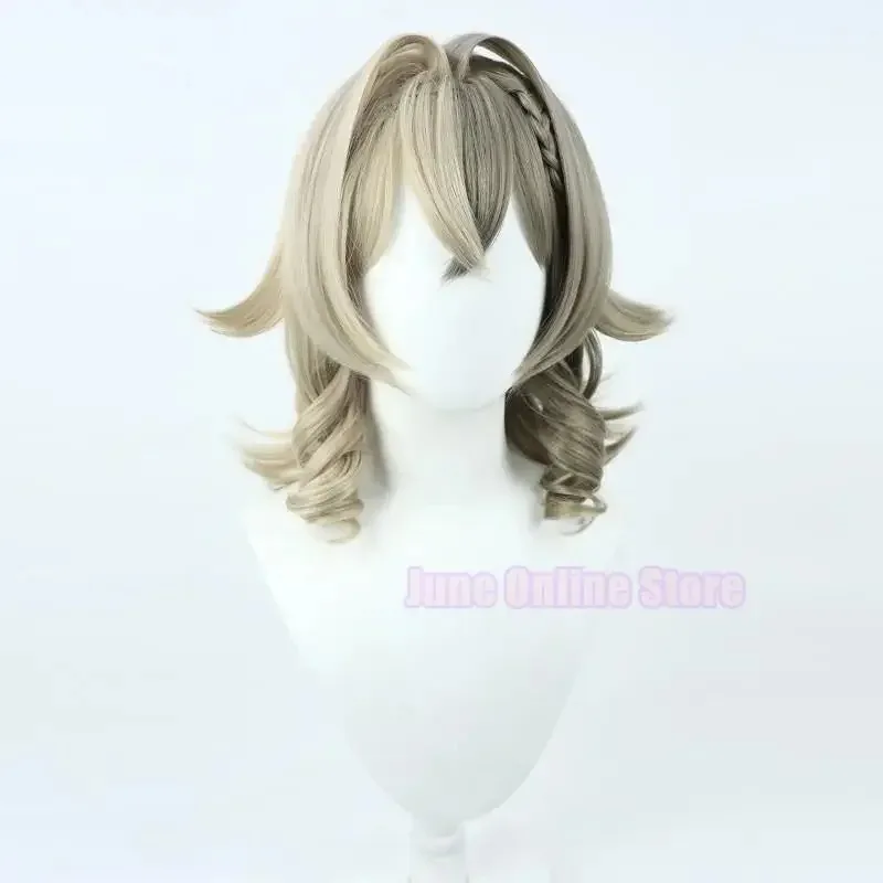Honkai Impact 3 3rd Cosplay VILL-V Wig Short Curly Hair Braided Linen Mixed Colors Adult Game VILL V Role Play Headwear
Honkai Impact 3 3rd Cosplay VILL-V Wig Short Curly Hair Braided Linen Mixed Colors Adult Game VILL V Role Play Headwear