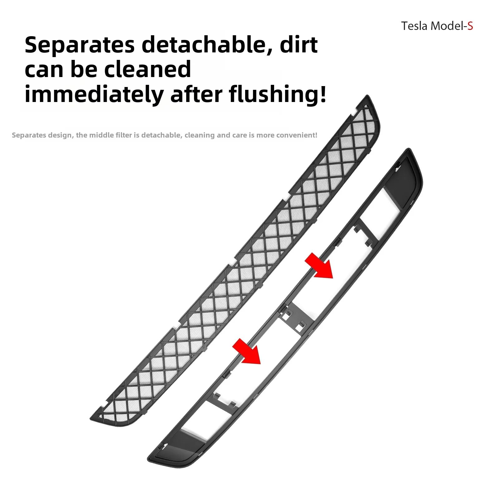 Car Front Grille Insect-proof Net Lower Bumper Air Inlet Vent Cover Guards Protector Accessories For Tesla Model S 2023-2025
Car Front Grille Insect-proof Net Lower Bumper Air Inlet Vent Cover Guards Protector Accessories For Tesla Model S 2023-2025