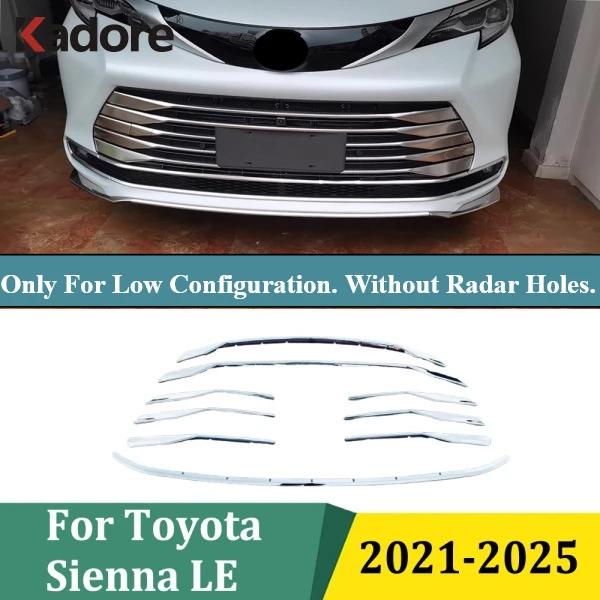For Toyota Sienna LE 2021-2023 2024 2025 Chrome Front Grille Grill Molding Cover Trim Stickers Exterior Car Styling Accessories
For Toyota Sienna LE 2021-2023 2024 2025 Chrome Front Grille Grill Molding Cover Trim Stickers Exterior Car Styling Accessories