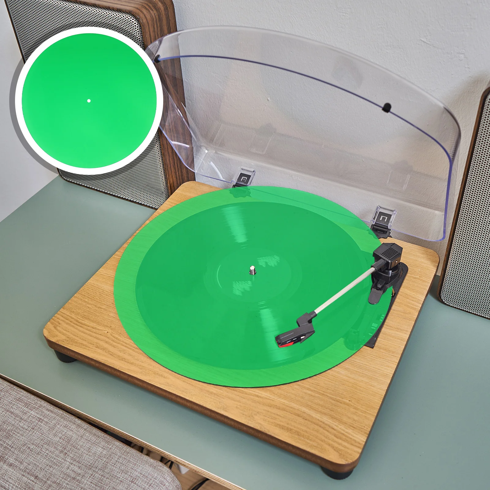 Anti Static Acrylic Record Player Slipmat Vibration Dampening Vinyl Turntable Mat for Smooth Playback and Record Protection
Anti Static Acrylic Record Player Slipmat Vibration Dampening Vinyl Turntable Mat for Smooth Playback and Record Protection