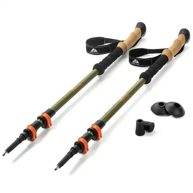 Ozark Trail Polos De Trekking Quick Lock Ajustables Aluminum Con Agarre De Corcho, 2 Postes De Senderismo
Ozark Trail Polos De Trekking Quick Lock Ajustables Aluminum Con Agarre De Corcho, 2 Postes De Senderismo