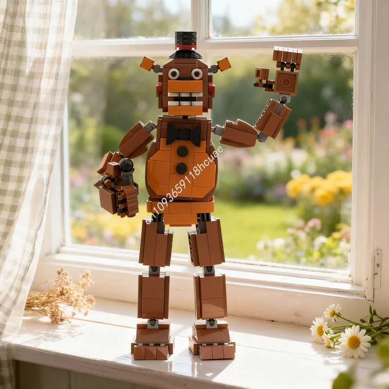 446 деталей MOC FNAF 2: Конструктор «Игровой Фредди», развивающий набор для сборки, креативный DIY-подарок на Рождество для детей
446 деталей MOC FNAF 2: Конструктор «Игровой Фредди», развивающий набор для сборки, креативный DIY-подарок на Рождество для детей