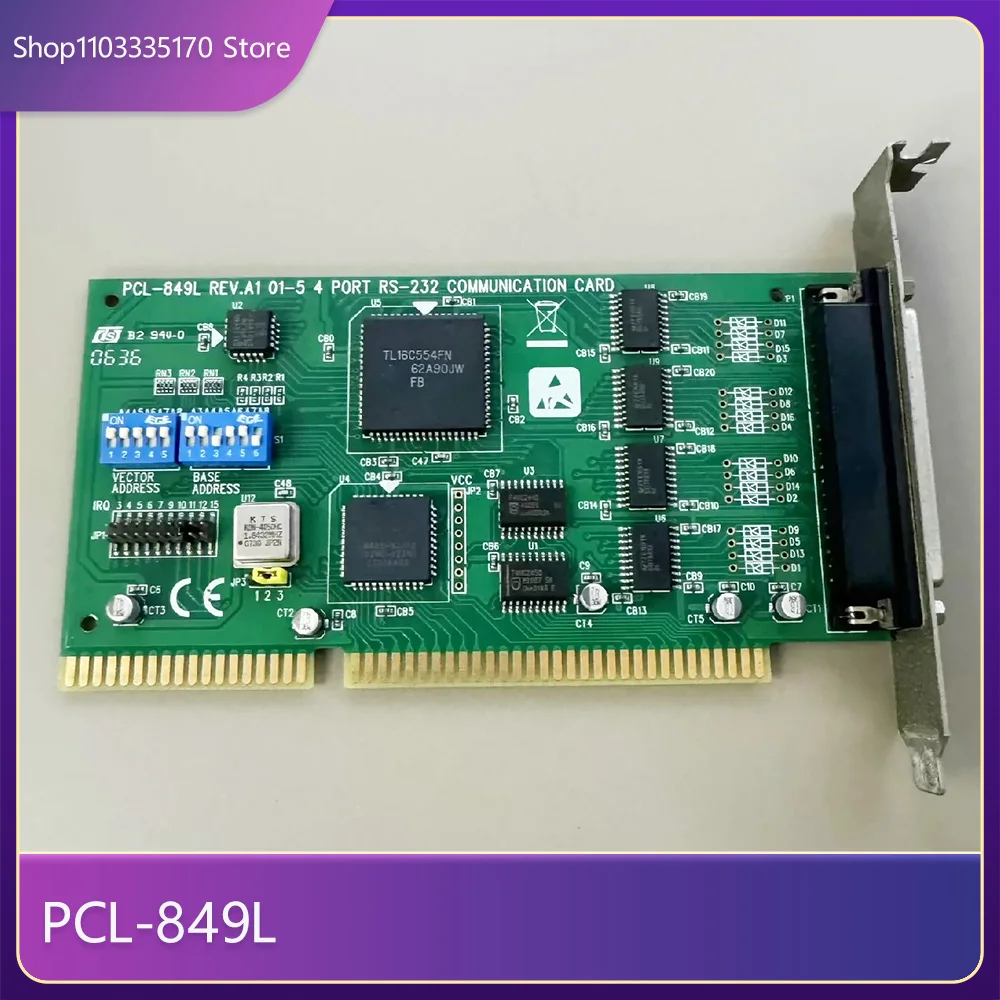 Для Advantech PCL-849L 4-портовая высокоскоростная коммуникационная карта RS-232
Для Advantech PCL-849L 4-портовая высокоскоростная коммуникационная карта RS-232