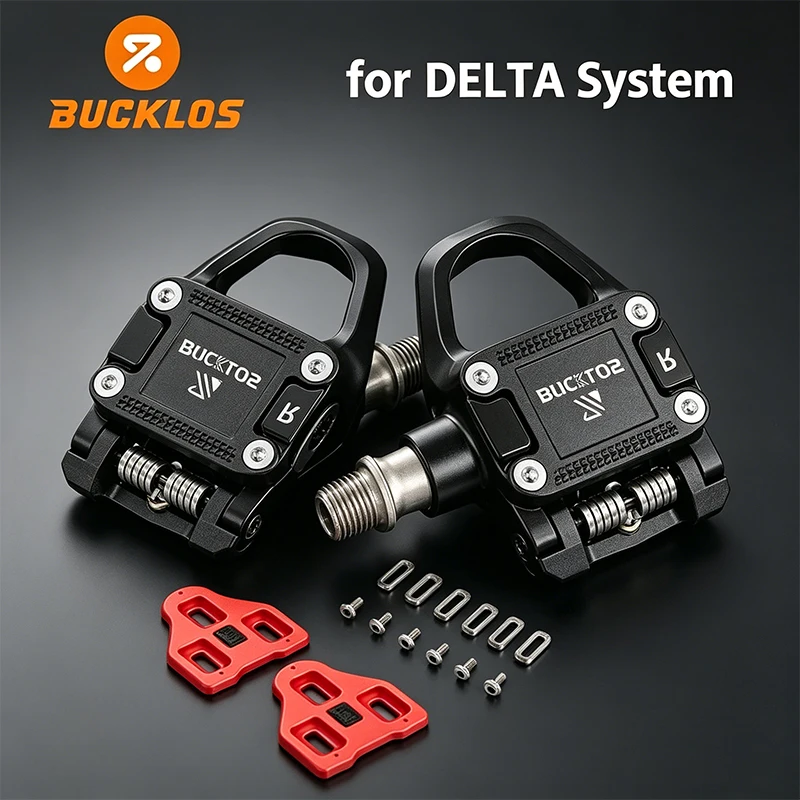 BUCKLOS Road Bike Self-Locking Clipless Pedals for DELTA Racing Bicycle Pedals Sealed Bearing Non-Slip Durable Cycling Pedals
BUCKLOS Road Bike Self-Locking Clipless Pedals for DELTA Racing Bicycle Pedals Sealed Bearing Non-Slip Durable Cycling Pedals
