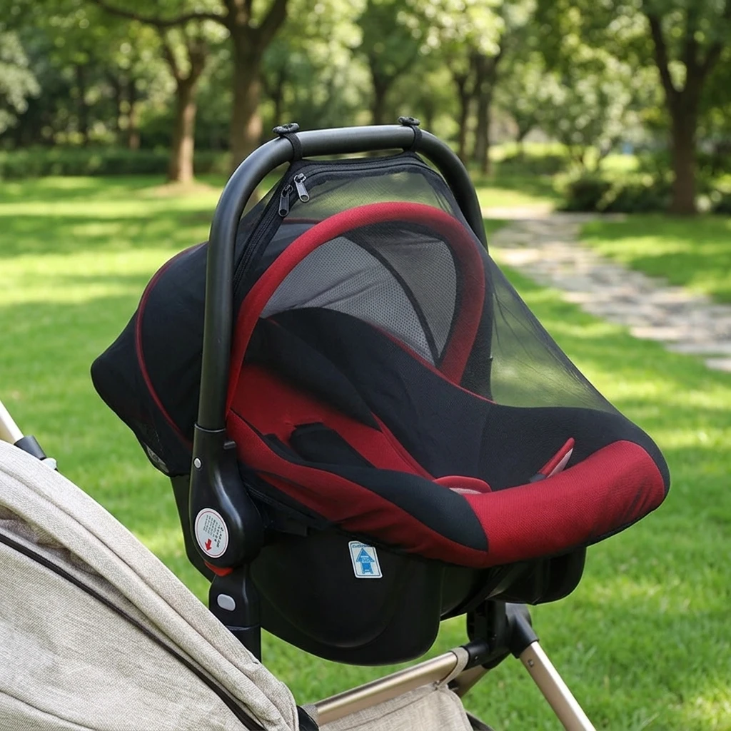 Stroller Mosquito Net Cover High Density Nylon Mesh Breathable Protection with Elastic Edge for Outdoor Strolling
Stroller Mosquito Net Cover High Density Nylon Mesh Breathable Protection with Elastic Edge for Outdoor Strolling