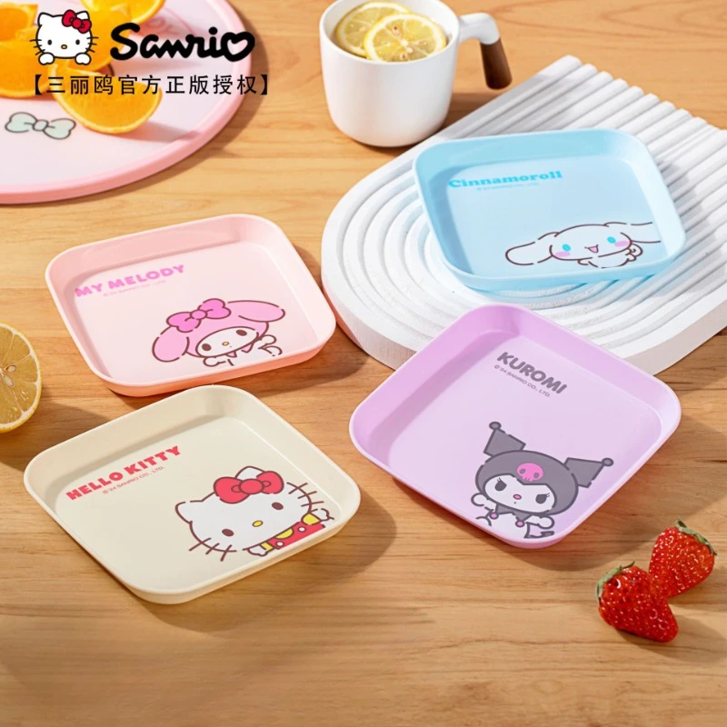 Sanrio Hello Kitty Plate Cute Cartoon Kuromi Household Fruit Dish Dining Tray Food Grade Pc Household Dining Table Garbage Plate
Sanrio Hello Kitty Plate Cute Cartoon Kuromi Household Fruit Dish Dining Tray Food Grade Pc Household Dining Table Garbage Plate