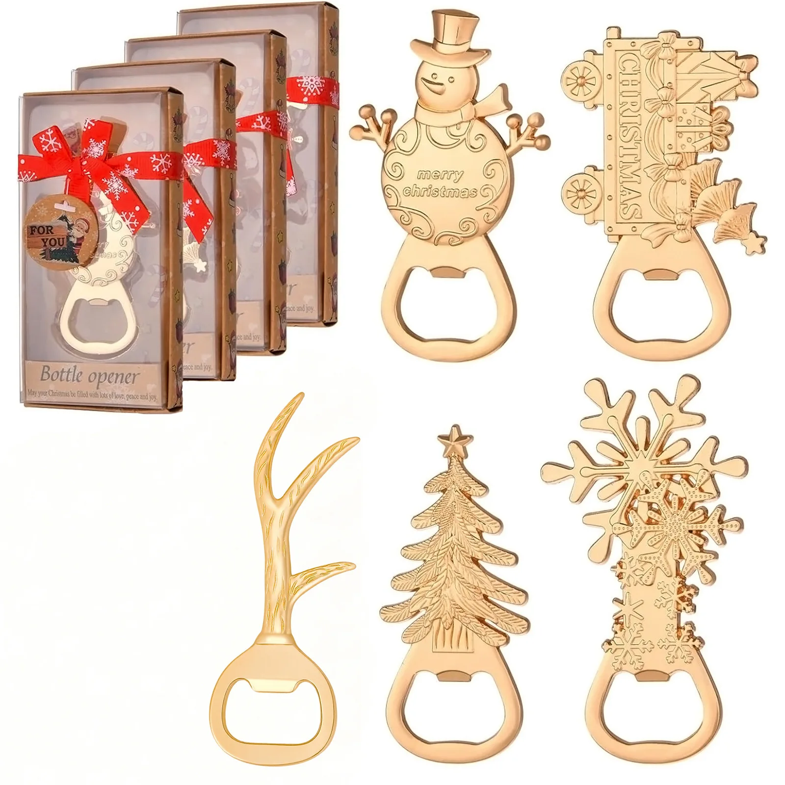 50pcs/lot Party Favors Festival Return Gifts Santa Snowflake Opener with Exquisite Gift Box Christmas Giveaways Family Gathering
50pcs/lot Party Favors Festival Return Gifts Santa Snowflake Opener with Exquisite Gift Box Christmas Giveaways Family Gathering