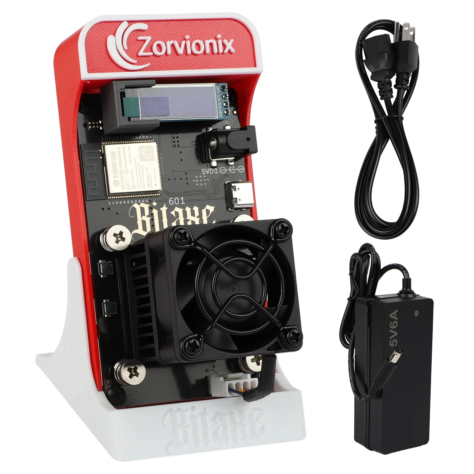 Bitaxe Gamma 601 Bitcoins Miner BM1370 Asic Chip 1.2TH/s Solo Miner 18W/TH Energy Efficiency 2.4G WiFi Home Use BTC Miner,Red
Bitaxe Gamma 601 Bitcoins Miner BM1370 Asic Chip 1.2TH/s Solo Miner 18W/TH Energy Efficiency 2.4G WiFi Home Use BTC Miner,Red