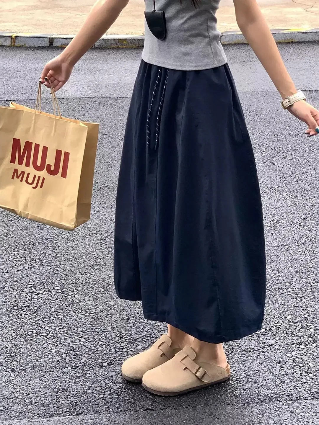 plus Size Quick Dry A-Line Midi Skirt Women's Summer Pumpkin Color Casual High Waist Skirt for All Body Types
plus Size Quick Dry A-Line Midi Skirt Women's Summer Pumpkin Color Casual High Waist Skirt for All Body Types
