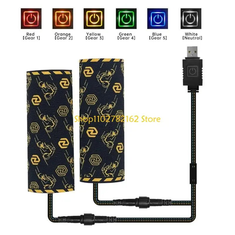 547B Electric Hot Heated Grips 6 Gears Motorbike Heated Hand Grips Handlebar Warmer
547B Electric Hot Heated Grips 6 Gears Motorbike Heated Hand Grips Handlebar Warmer