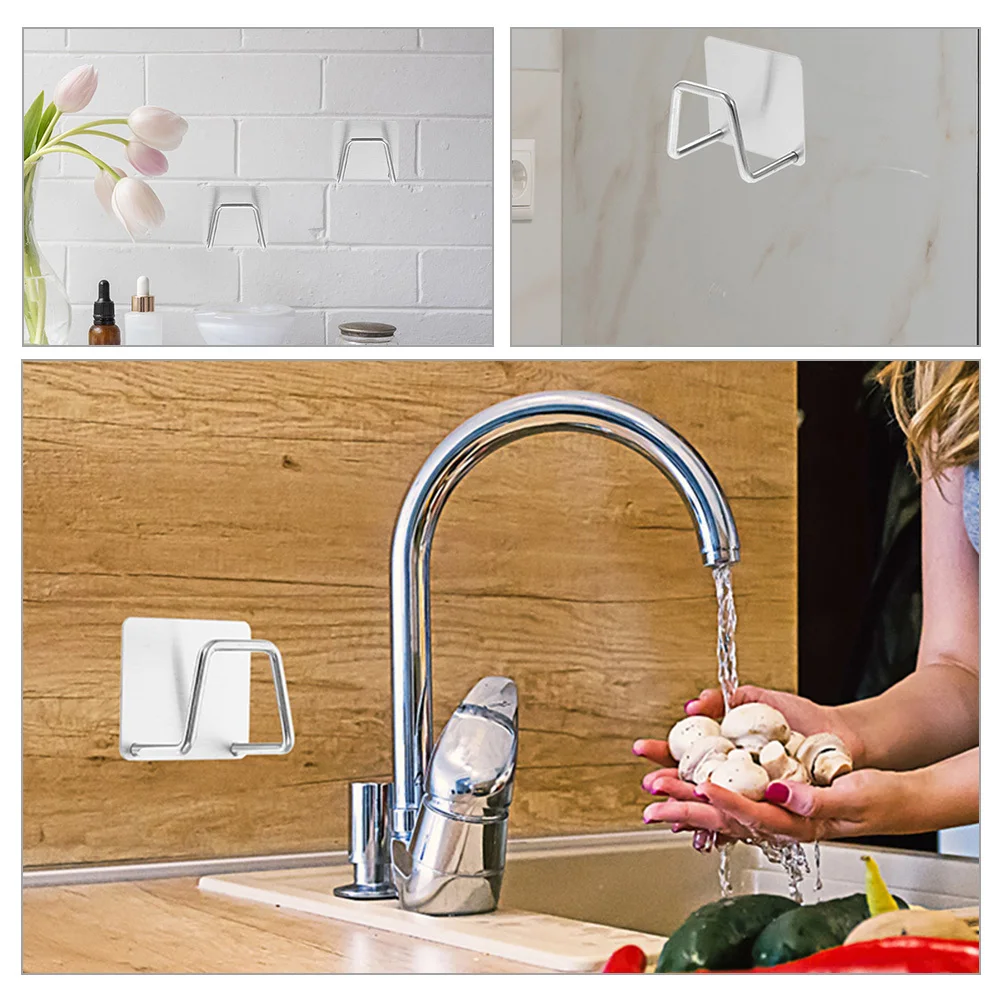 6Pcs Stainless Steel Sponge Holders Punch Free Wall Mount Storage Rack Kitchen Sink Sponge Holder Rack Sink Scrubber Holder
6Pcs Stainless Steel Sponge Holders Punch Free Wall Mount Storage Rack Kitchen Sink Sponge Holder Rack Sink Scrubber Holder