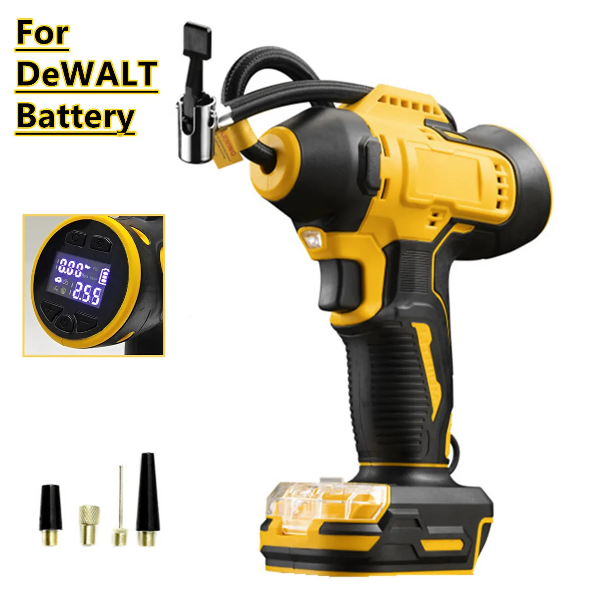 Подходит для Dewalt 20 В, аккумулятор, беспроводной насос для накачивания шин, воздушный компрессор с цифровым дисплеем, электрический насос для накачивания шин, автоматический насос для шин
Подходит для Dewalt 20 В, аккумулятор, беспроводной насос для накачивания шин, воздушный компрессор с цифровым дисплеем, электрический насос для накачивания шин, автоматический насос для шин