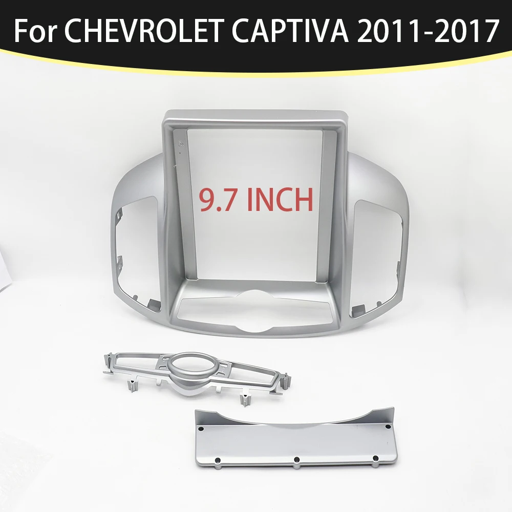 For CHEVROLET CAPTIVA 2011-2017 9.7 Inch 2 Din Car Radio Fascias Tesla Style Multimedia Frame Video Player DVD Panel Trim
For CHEVROLET CAPTIVA 2011-2017 9.7 Inch 2 Din Car Radio Fascias Tesla Style Multimedia Frame Video Player DVD Panel Trim