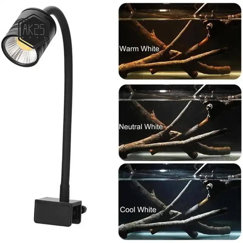 AK25-LED Aquarium Light Freshwater Fish Tank Spotlight Vivarium Terrarium Light 3 Colors LED Lighting For Optimal Viewing
AK25-LED Aquarium Light Freshwater Fish Tank Spotlight Vivarium Terrarium Light 3 Colors LED Lighting For Optimal Viewing