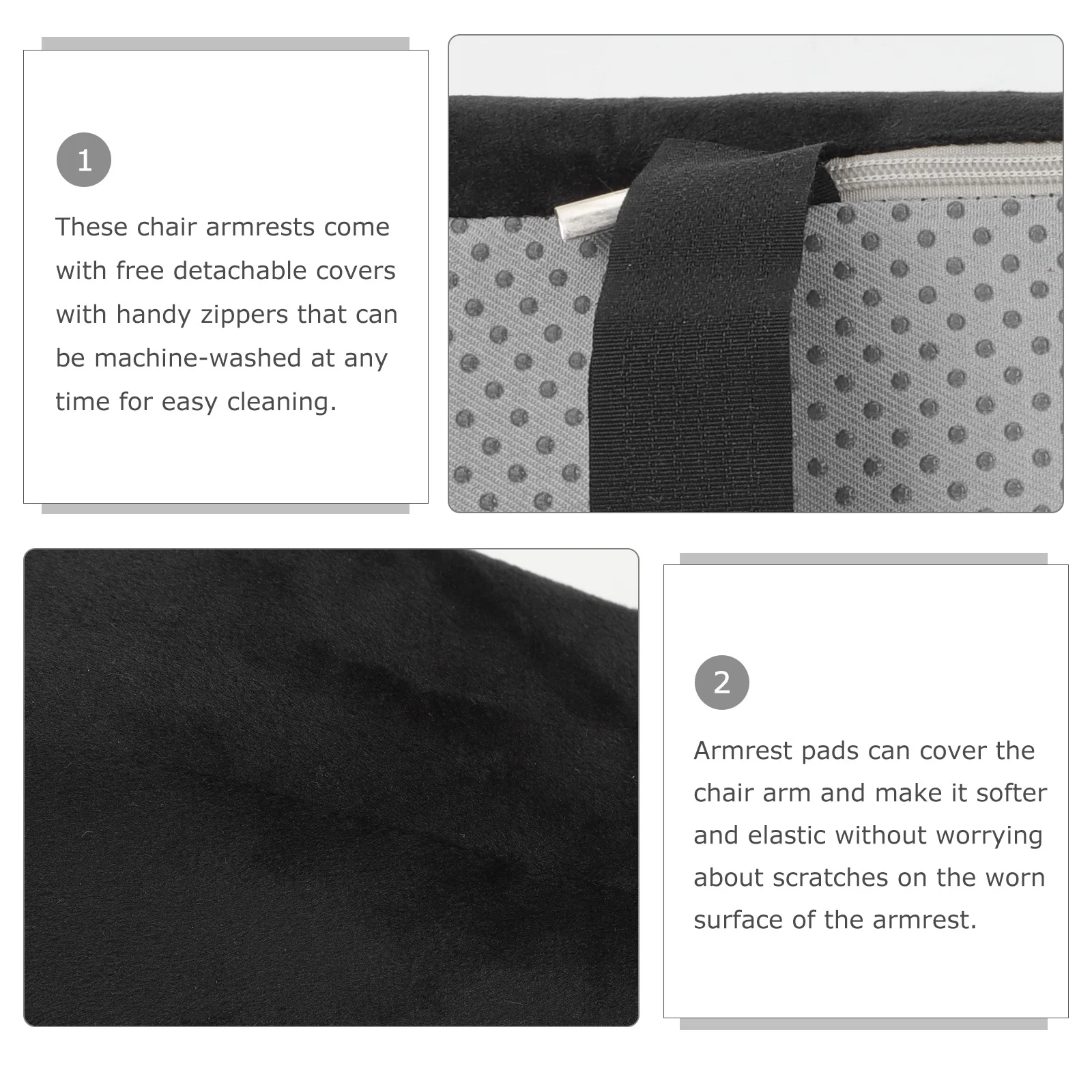 1Pair Memory Foam Chair Armrest Pads Soft Arm Rest Cushion Covers for Office Gaming Wheelchair Desk Chair Elbow Support Non
1Pair Memory Foam Chair Armrest Pads Soft Arm Rest Cushion Covers for Office Gaming Wheelchair Desk Chair Elbow Support Non