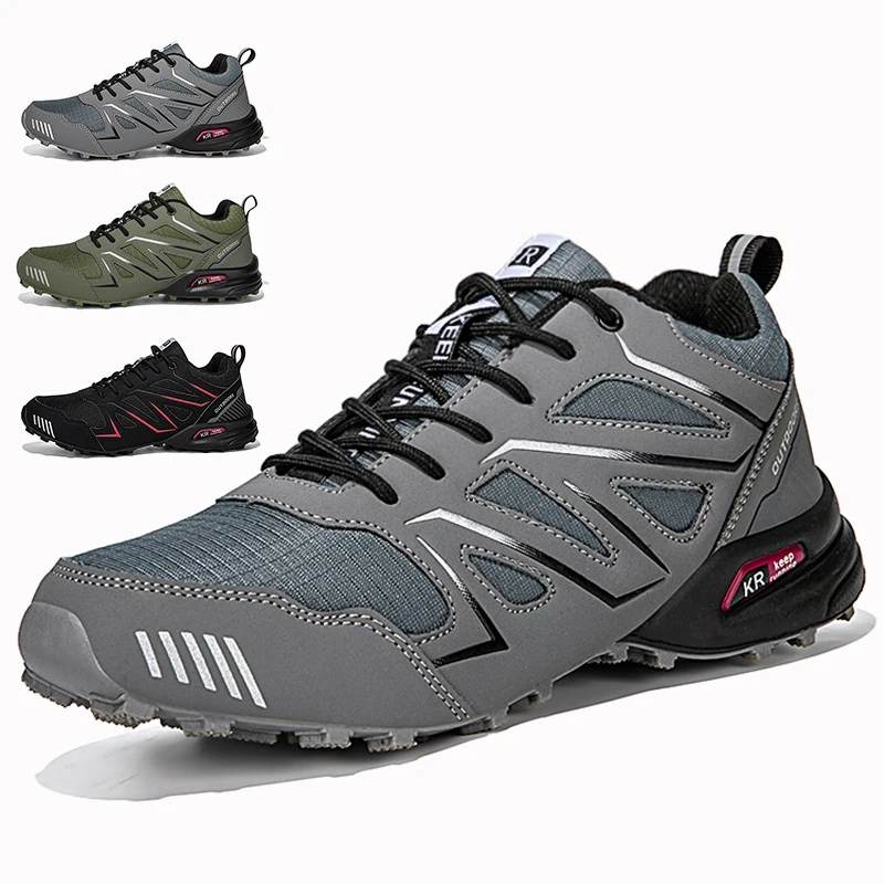 Новая походная обувь, высококачественная кожаная уличная спортивная мужская обувь, мужские кроссовки на шнуровке для велоспорта, прогулок, альпинизма, треккинга, охоты 
Новая походная обувь, высококачественная кожаная уличная спортивная мужская обувь, мужские кроссовки на шнуровке для велоспорта, прогулок, альпинизма, треккинга, охоты