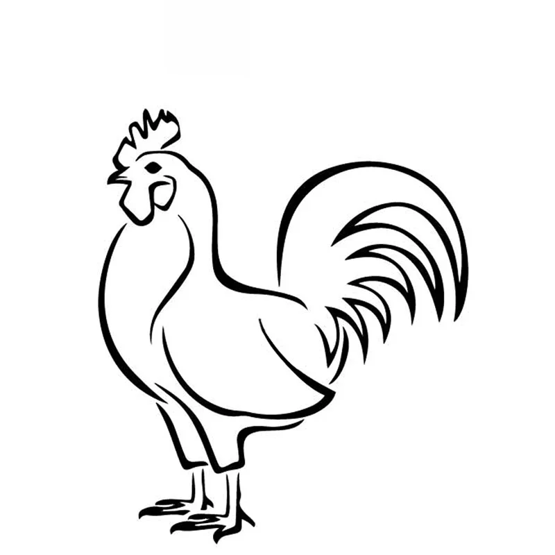 Car Stickers Rooster Pattern PVC Car Decoration Accessories Decals Creative Waterproof Sunscreen Black/white, 15cm*13cm
Car Stickers Rooster Pattern PVC Car Decoration Accessories Decals Creative Waterproof Sunscreen Black/white, 15cm*13cm